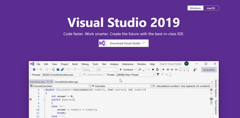 download visual studio 2019 enterprise for windows 10 64 bit